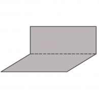 Aluminum Wall Duct Inside 90° 10'' Flush Cvr